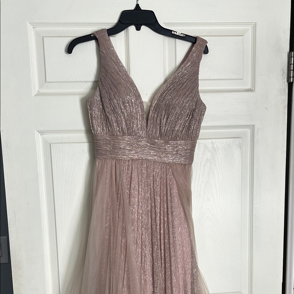 Cinderella Shimmering Mauve Prom Dress